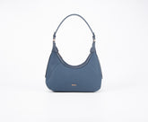 A petite women's handbag with an elegant design - blue