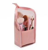 Medium Waterproof Cosmetic Brush Holder - Pink