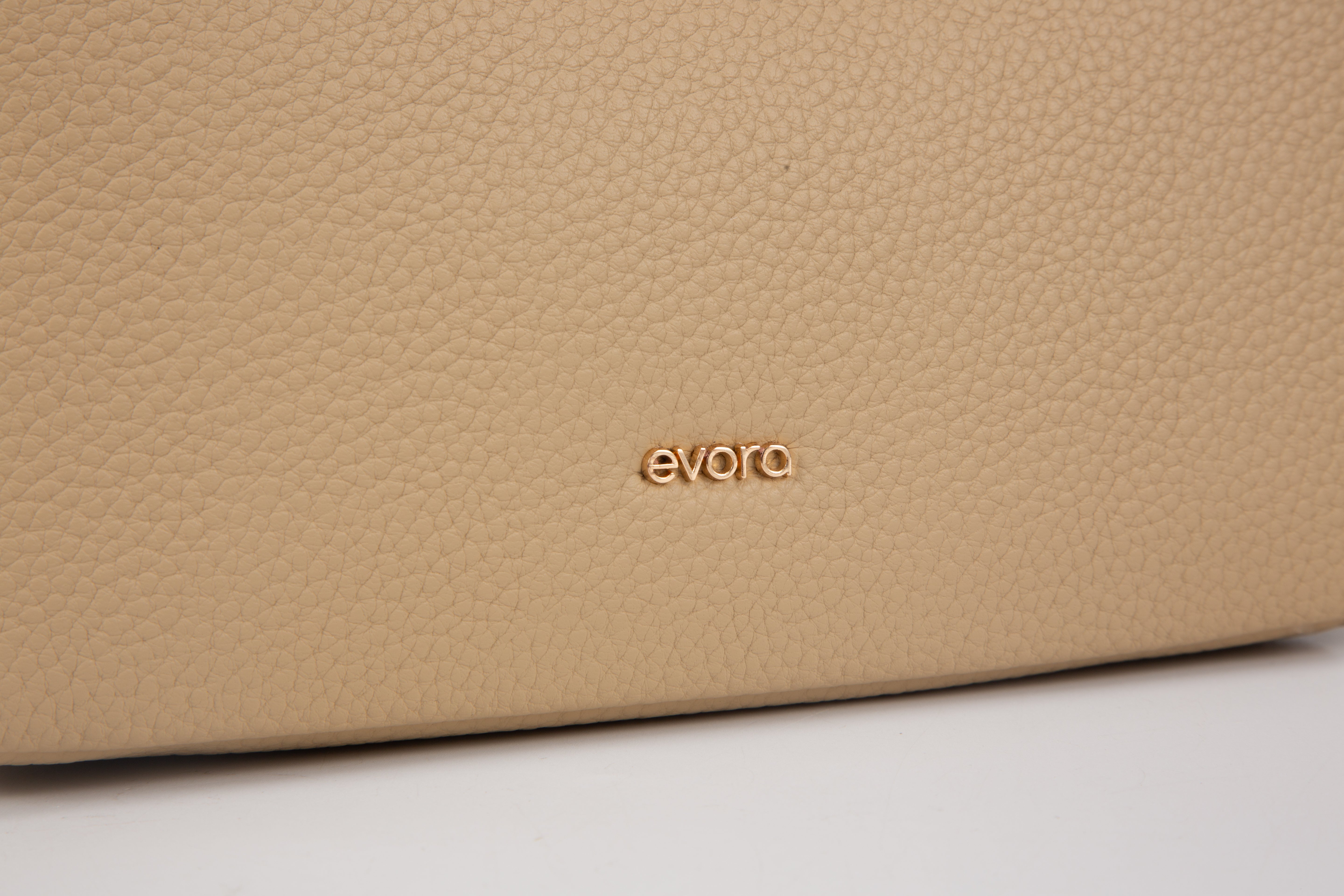 A petite women's handbag with an elegant design - coffee