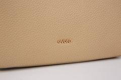 A petite women's handbag with an elegant design - coffee