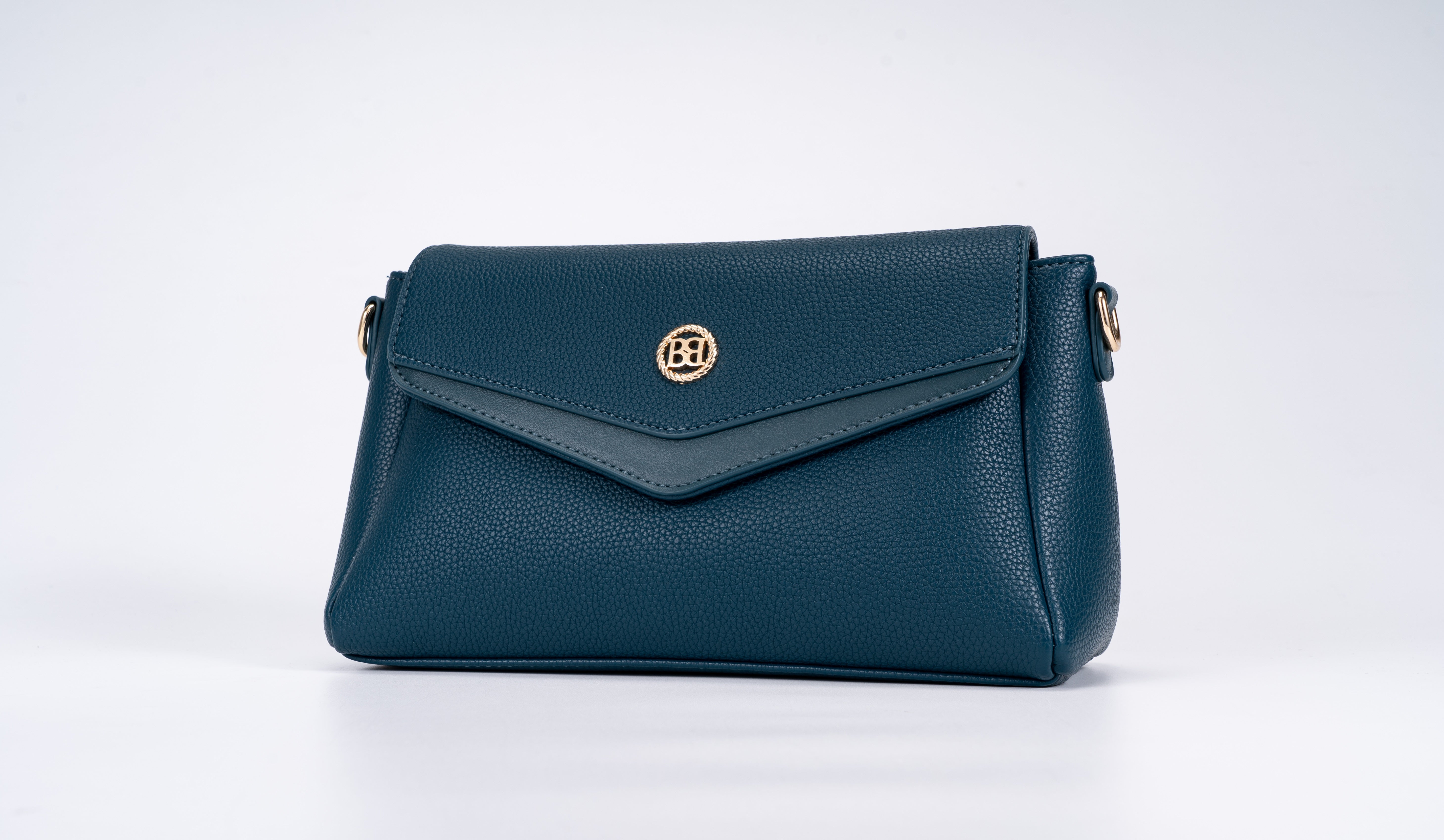 Small Leather Crossbody Bag - Coffee