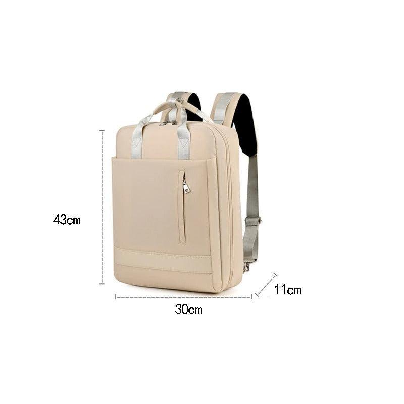 Laptop Waterproof Fabric Backpack - pink