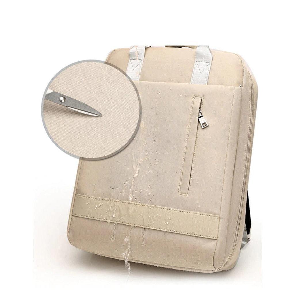 Laptop Waterproof Fabric Backpack - pink