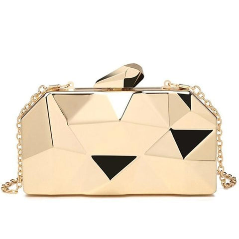 Luxurious small occasion bag in Gold