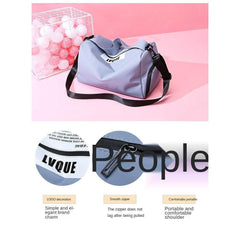 Medium PU Gym bag - Purple