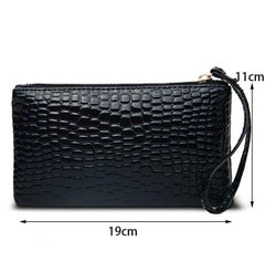 Small Leather Wallet - Black