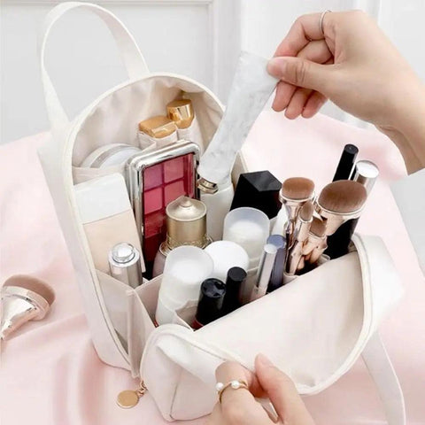 Small Lether Make-up organizer - Pink
