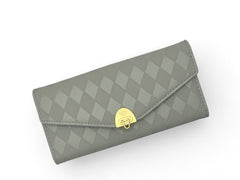 Small Leather Wallet - Powder Blue