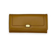 Small Leather Wallet - Brown