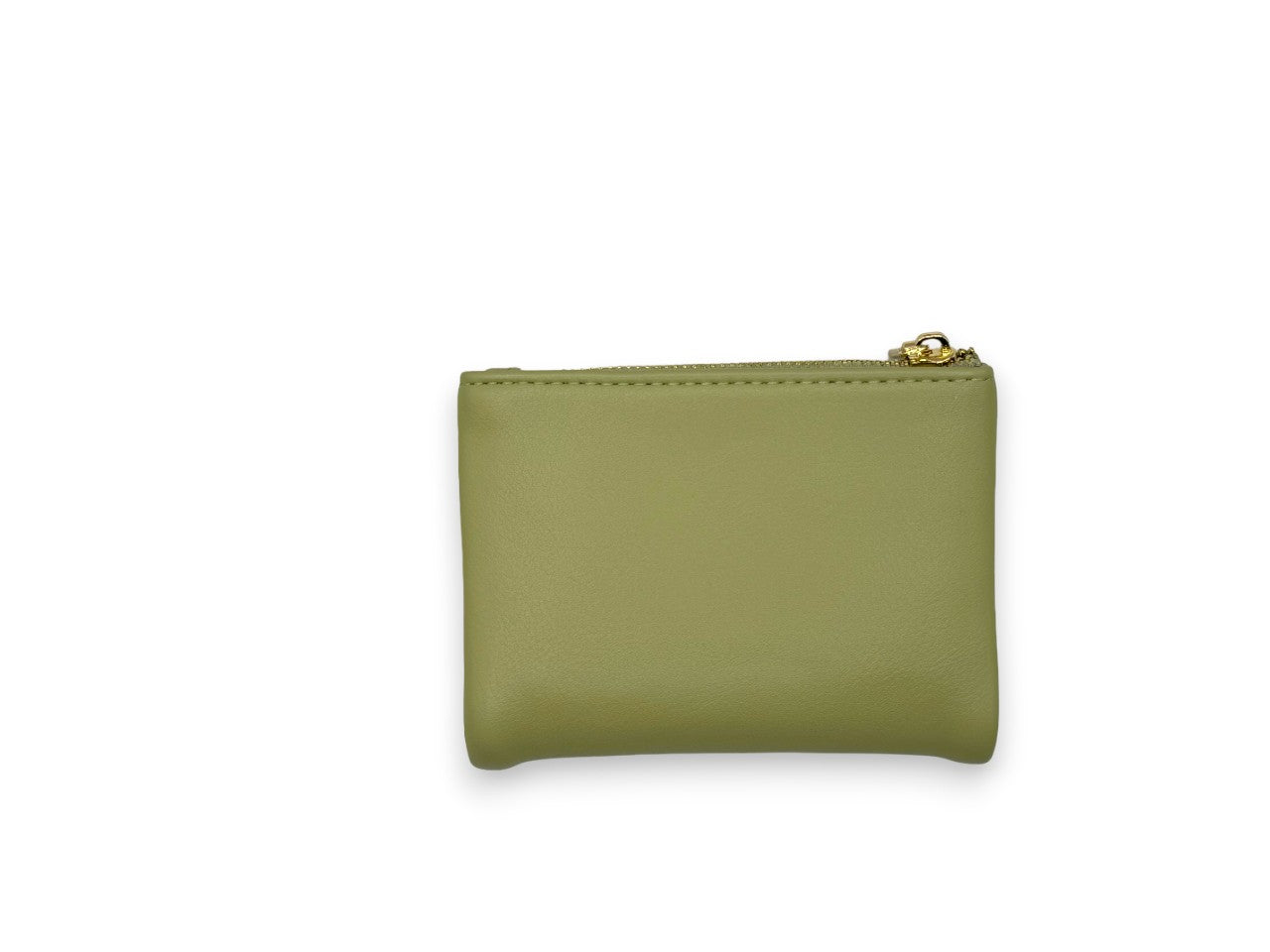 Small Leather Wallet with - Green