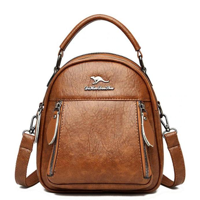 modern and elegant women's handbag - brown