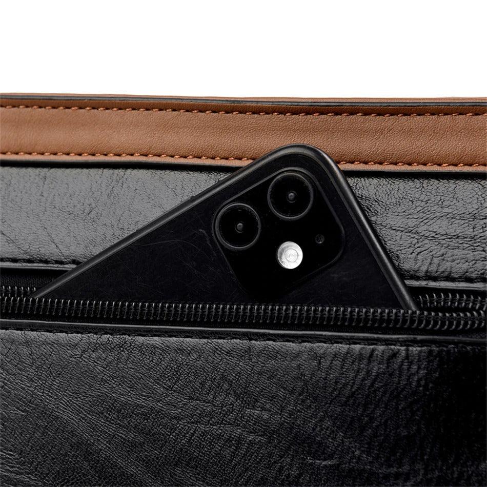 Crossbody bag for women, natural leather-Evorastyle.ae