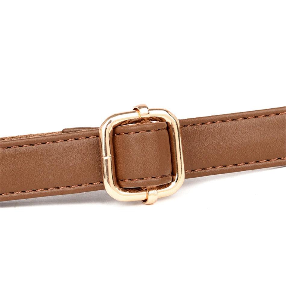Crossbody bag for women, natural leather-Evorastyle.ae