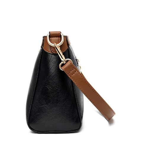 Crossbody bag for women, natural leather-Evorastyle.ae