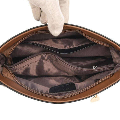Crossbody bag for women, natural leather-Evorastyle.ae