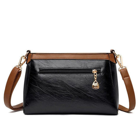 Crossbody bag for women, natural leather-Evorastyle.ae