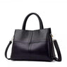 Fashionable women handbag of natural leather in Black-Evorastyle.ae
