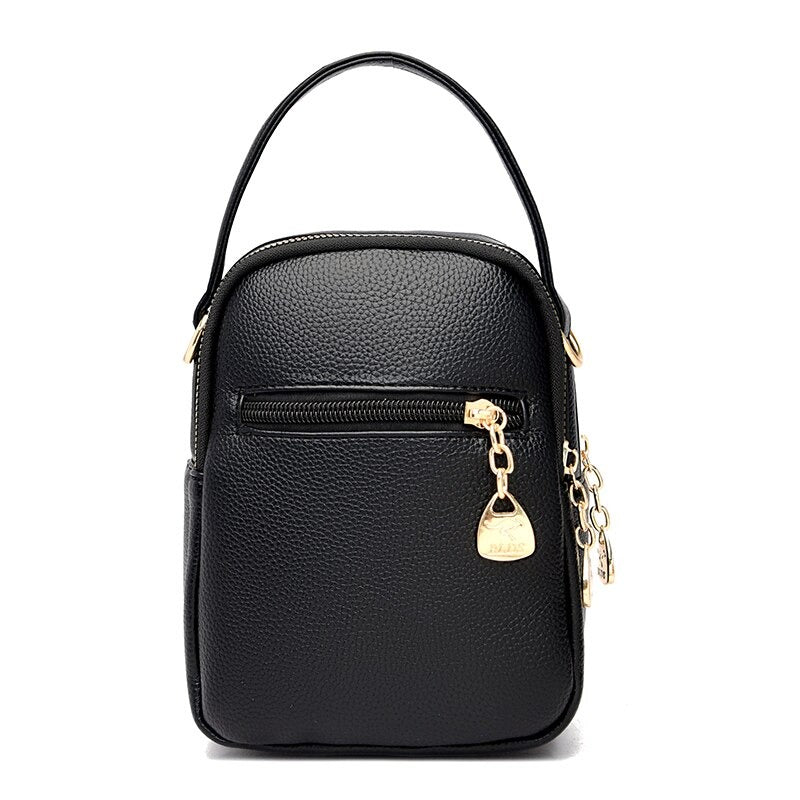 Fashionable Women's Crossbody Bag - Black