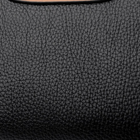 Large Classical Leather Handbag - Camel Brown