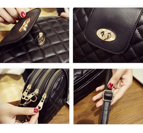 Luxury leather crossbody bag for women-Evorastyle.ae