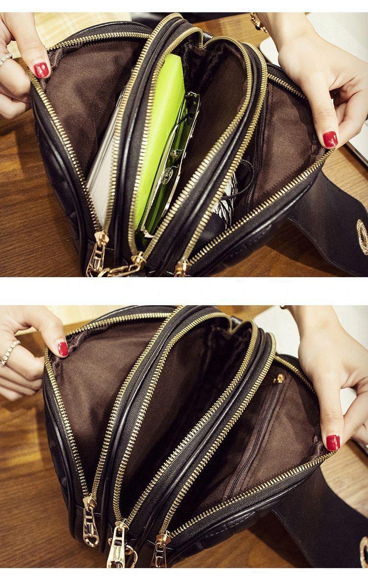 Luxury leather crossbody bag for women-Evorastyle.ae