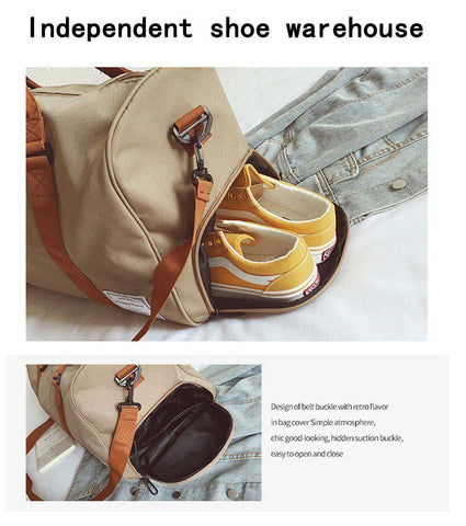 Water Resistant Duffle Sport Bag-Evorastyle.ae