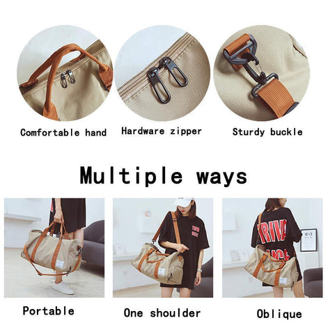 Water Resistant Duffle Sport Bag-Evorastyle.ae